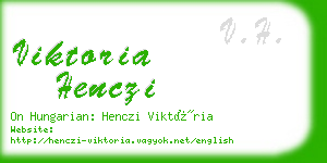 viktoria henczi business card